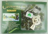 Connemara Marble Oval Bead Rosary - Photo Museum Store Company