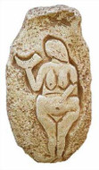 Venus of Laussel  - Dordogne, France,  22,000BC - Photo Museum Store Company