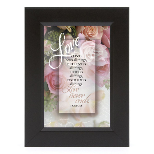 Love-I Cor 13 Shadow Box - Framed Print / Wall Art - Photo Museum Store Company