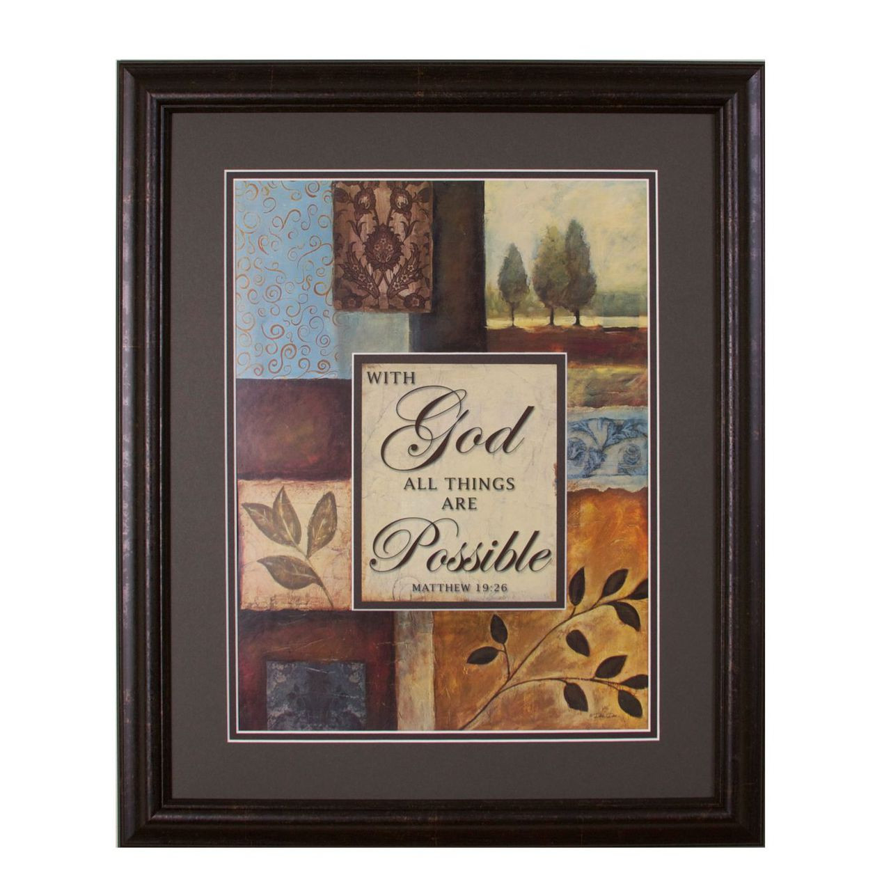 With God Framed & Double Matted Wall Art | Inspirational & Motivational  Shop | Made in the U.S.A. Made in USA