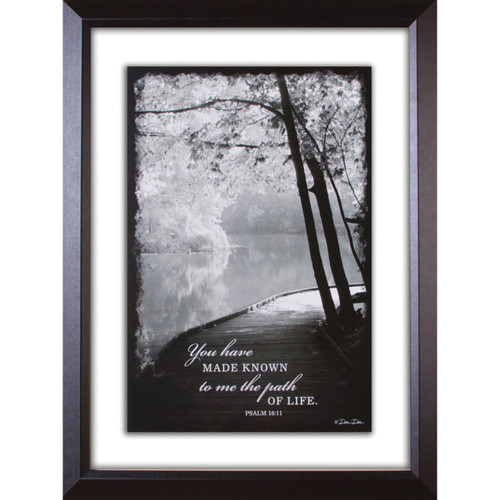 Path of Life Double Glass Matted Framed Art - Photo Museum Store Company