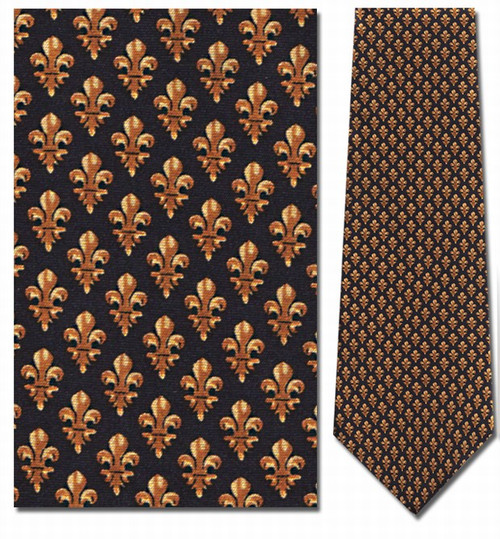 Fleur-de-leis Repeat Necktie - Museum Store Company Photo