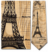 Construction of the Eiffel Tower Necktie - Museum Store Company Photo