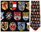 Heraldic Shields Heraldry Necktie - Museum Store Company Photo