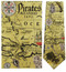 Pirates History and Treasure Map Necktie - Museum Store Company Photo