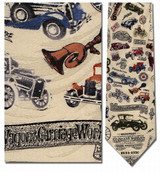 Antique Cars In Color Necktie - Museum Store Company Photo