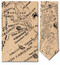 The 13 Original Colonies Map Necktie - Museum Store Company Photo