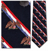 Liberty Bell & American Eagle Repeat Necktie - Museum Store Company Photo