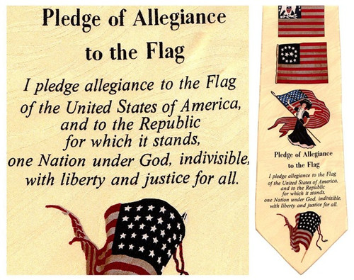 Pledge of Allegiance Necktie - Museum Store Company Photo