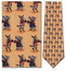 Elephant & Donkey Boxing Necktie - Museum Store Company Photo
