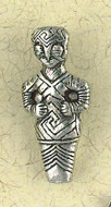 Grieving Goddess Pendant on Cord : The Goddess Collection - Photo Museum Store Company