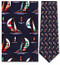 Colorful Sailboats Necktie - Museum Store Company Photo