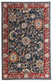Kashan - Navy / Red Rug : Persian Tufted Collection - Photo Museum Store Company