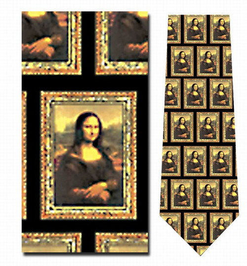 Mona Lisa Necktie - Museum Store Company Photo