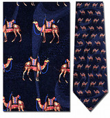 Ancient Camels Repeat Necktie - Museum Store Company Photo