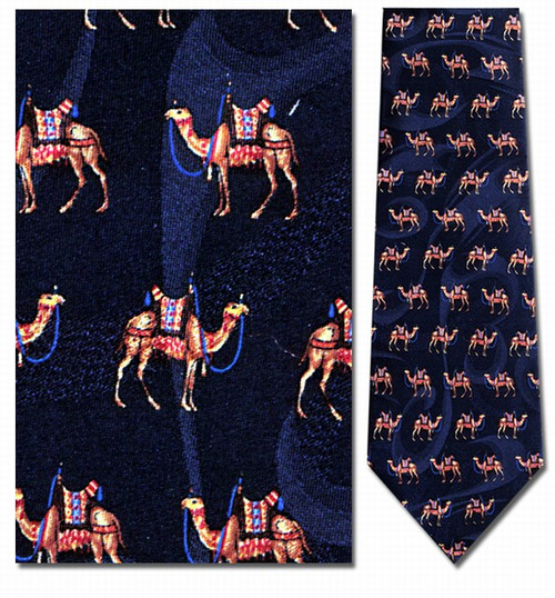 Ancient Camels Repeat Necktie - Museum Store Company Photo