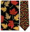 Maple Leaves Necktie - Museum Store Company Photo