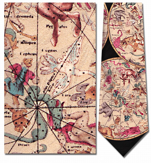 Celestial Hemispheres Necktie - Museum Store Company Photo