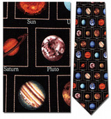 Planets With Names Necktie - Museum Store Company Photo