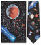 Outer Space - Stars, Planets, Comets Necktie - Museum Store Company Photo