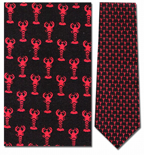 Lobsters Small Repeat Necktie - Museum Store Company Photo