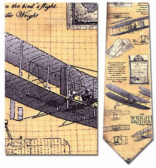 The Wright Brothers Necktie - Museum Store Company Photo