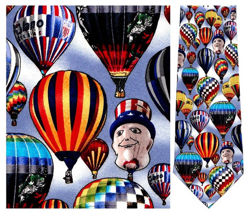 Balloons Over the World Necktie - Museum Store Company Photo