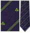 Shamrock Stripe Repp, St. Patricks Necktie - Museum Store Company Photo