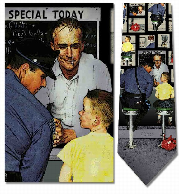 norman rockwell neckties