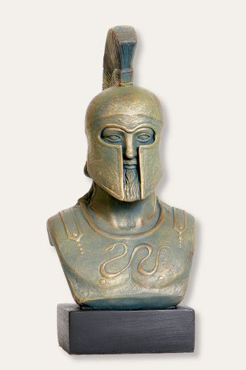 Greek Warrior Bust Hoplite Leonidas Bronze Finish Museum Store Company Greek Warrior Bust Hoplite Leonidas Bronze Finish Museum Store Company