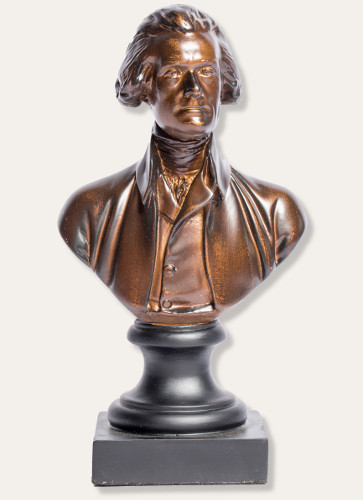 Thomas Jefferson Bust Bronze Finish - Museum Store Company Photo
