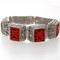 Chinese Cinnabar Filigree Bracelet - Museum Shop Collection - Museum Company Photo