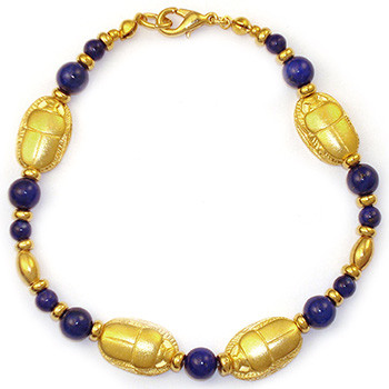 Scarab and Lapis Bracelet - Museum Shop Collection - Museum Company Photo