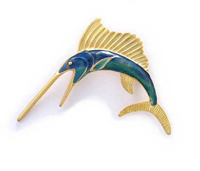 Sailfish Brooch - Museum Shop Collection - Museum Company Photo