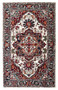 Tabriz - Ivory / Navy Rug : Persian Tufted Collection - Photo Museum Store Company