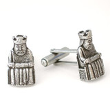 Lewis Chessmen King Cufflinks - Museum Shop Collection - Museum Company Photo