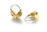 Fulani Hoop Earrings, vermeil - Museum Shop Collection - Museum Company Photo