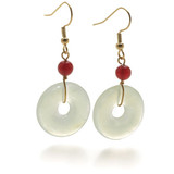 Jade Lifesaver Earrings - Museum Shop Collection - Museum Company Photo