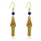 Mummy Earrings with Lapis - Museum Shop Collection - Museum Company Photo