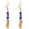 Cat Amulet with Ancient Beads Earrings - Museum Shop Collection - Museum Company Photo