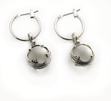 Viking Rock Crystal Earrings, sterling - Museum Shop Collection - Museum Company Photo