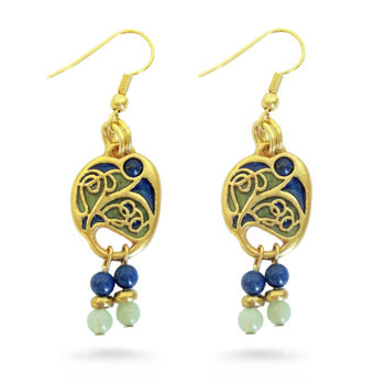 Vienna Secessionist Earrings - Museum Shop Collection