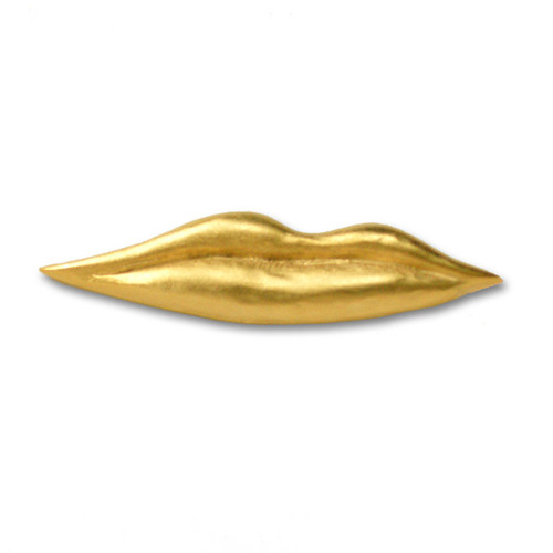 Gold Lips Lapel Pin - Museum Shop Collection - Museum Company Photo