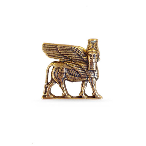 Lamassu Winged Bull Lapel Pin - Museum Shop Collection - Museum Company Photo