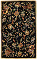 Paradise - Black / Multi Rug : Persian Tufted Collection - Photo Museum Store Company