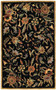 Paradise - Black / Multi Rug : Persian Tufted Collection - Photo Museum Store Company