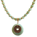 Jade Bi-Disc Necklace - Museum Shop Collection - Museum Company Photo