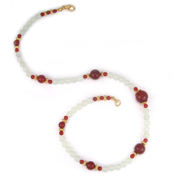 Jade and Carnelian Necklace - Museum Shop Collection - Museum Company Photo