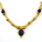 Egyptian Revival Necklace w/Lapis 18" - Museum Shop Collection - Museum Company Photo