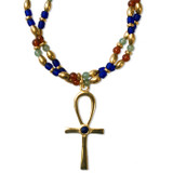 Egyptian Double Strand Choker with Ankh - Museum Shop Collection - Museum Company Photo